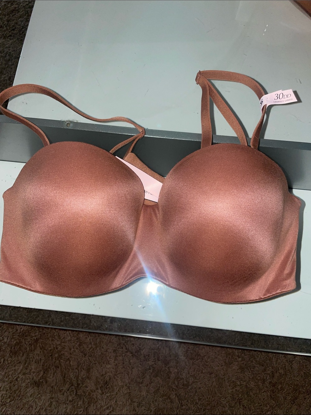 Victoria Secret Convertible Bra - Brown (30DD) -NWT